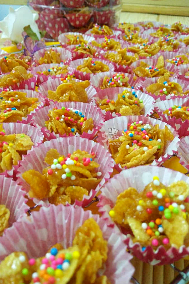 biskut cornflakes madu rangup