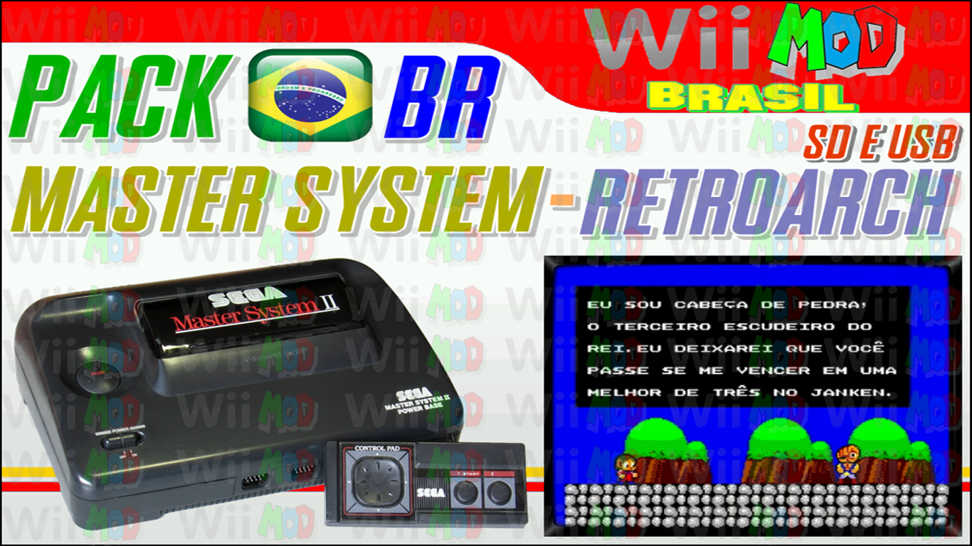 Wii Mod Brasil * Retroarch Wii