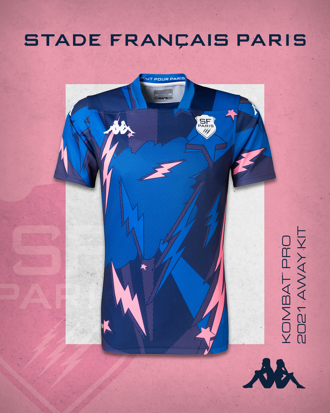 Kappa apresenta novas camisas do Stade Français Show de Camisas
