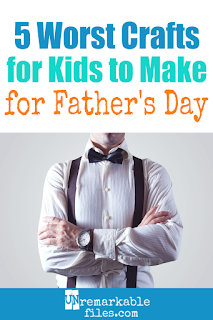 Most Father’s Day craft ideas for preschoolers or toddlers to make are basically junk. There, I said it. Most of the time, they’re just not something dad will want to keep or use, which means they’ll end up in the trash or smooshed in the back of a closet somewhere. Here are the 5 worst Father’s Day DIY crafts from kids, plus a simple DIY Father’s Day gift he’s guaranteed to like that is way better for everyone. #fathersday #craft #gift #kids