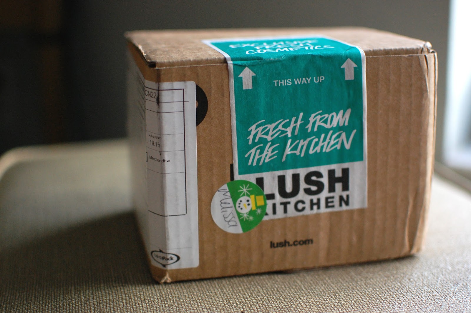 The Redolent Mermaid: Lush Kitchen UK: 1st Order The Redolent Mermaid: Lush Kitchen UK: 1st Order