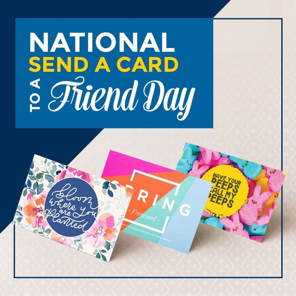 National Send a Card to a Friend Day Wishes National Send a Card to a Friend Day Wishes