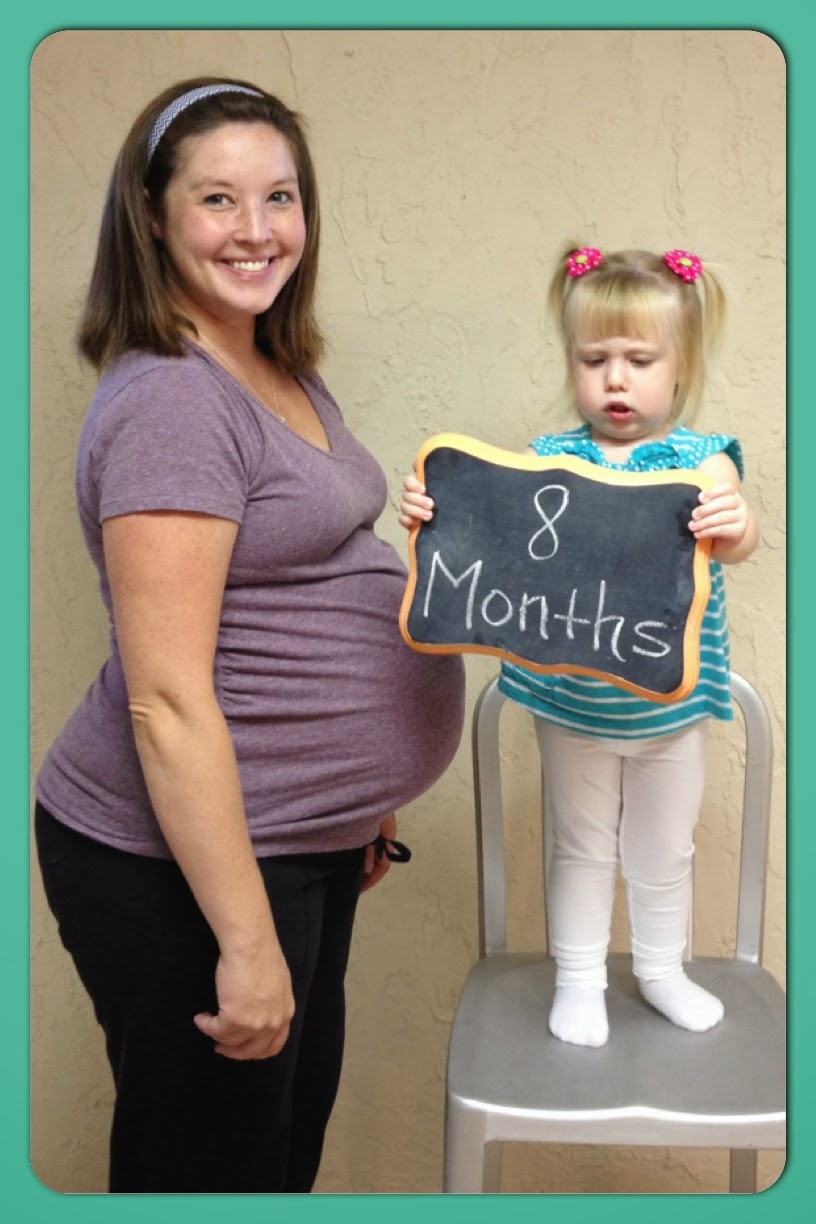 Keeping Up with the Buckners: 8 Months Pregnant