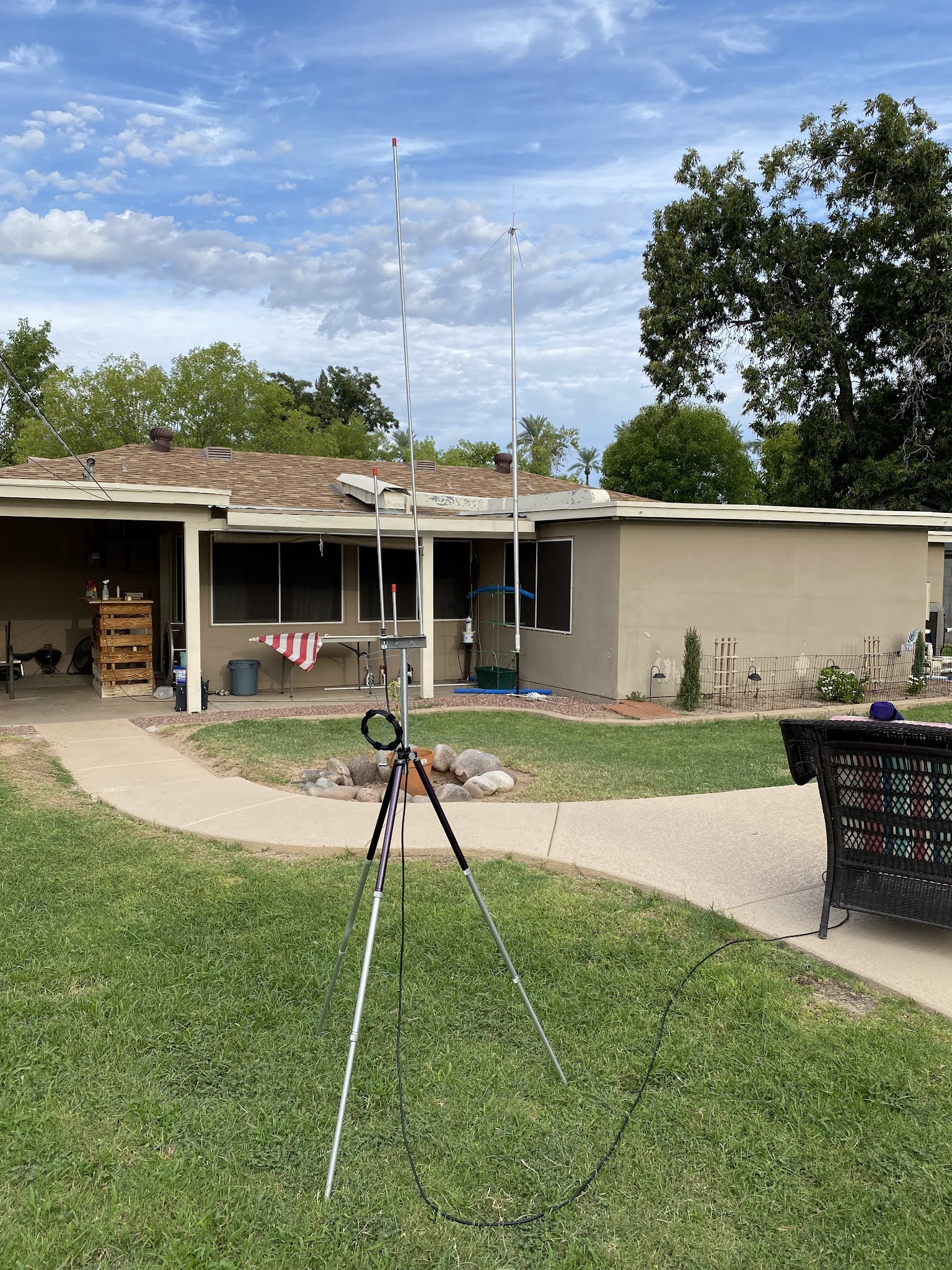 KJ7UCP Arrow 2m / 440cm Open Stub JPole Antenna