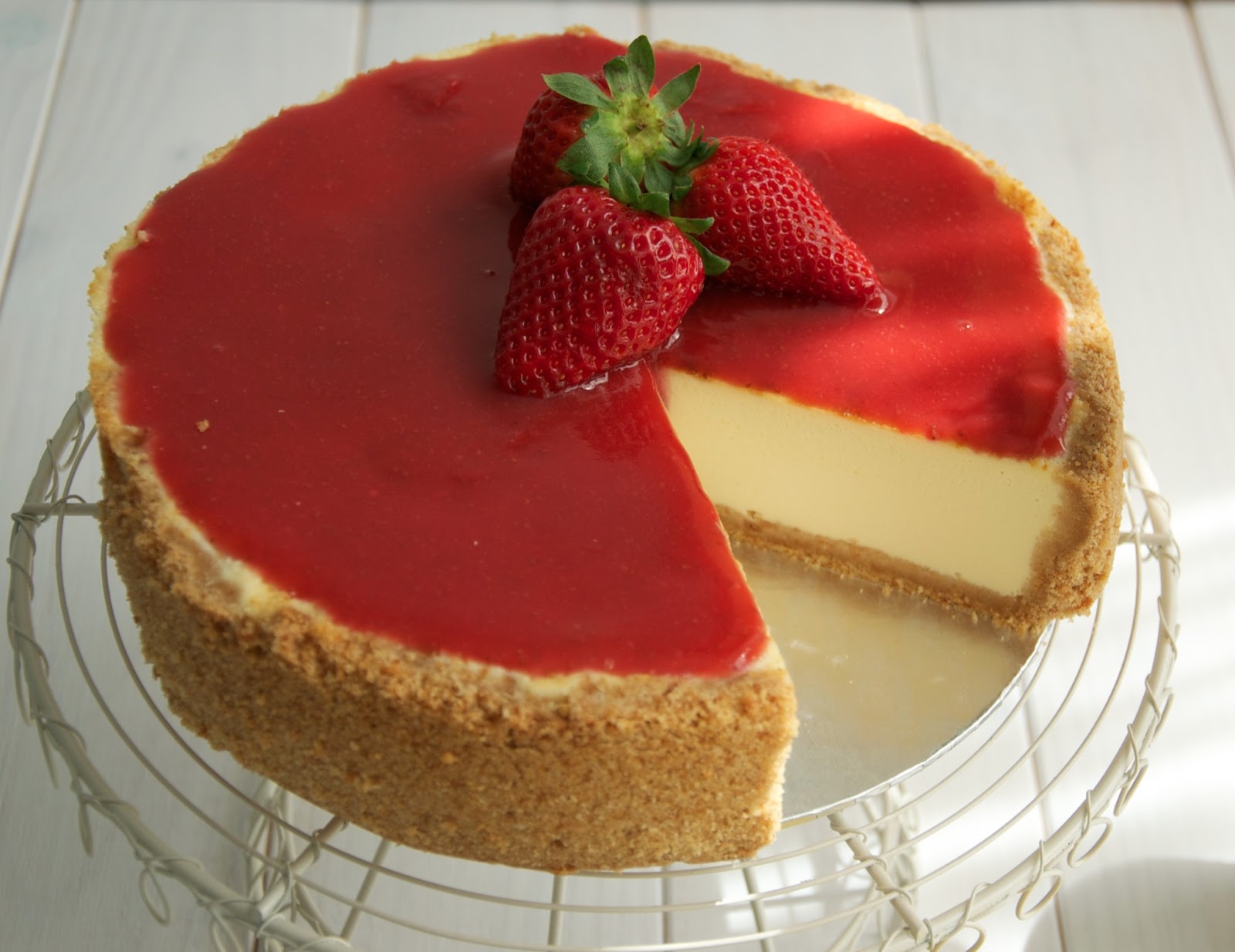 Cheesecake Cheesecake de Fresa
