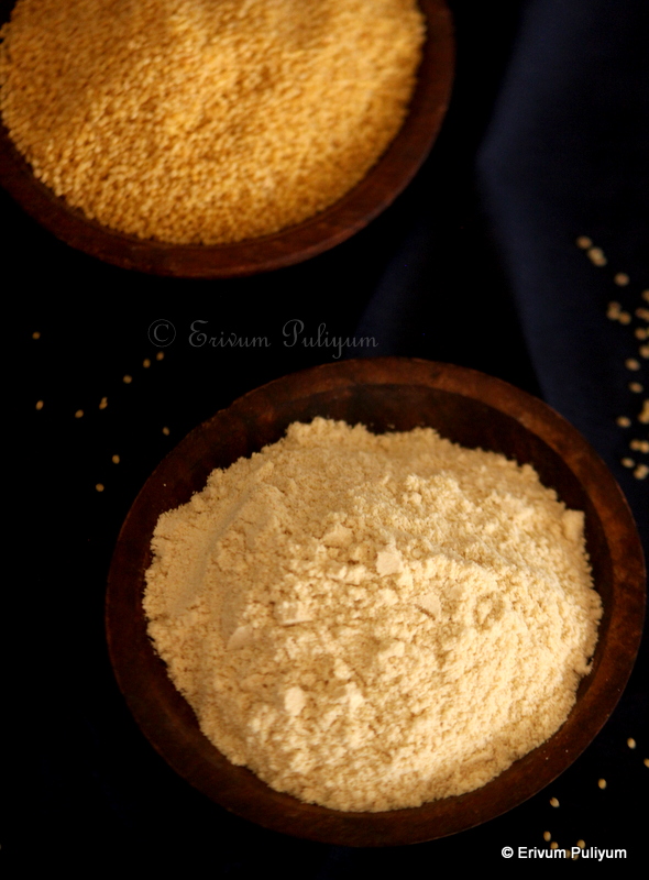 Erivum Puliyum How to make millet flour at home? Foxtail(Thinai) Millet Flour (Step by Step Pics)