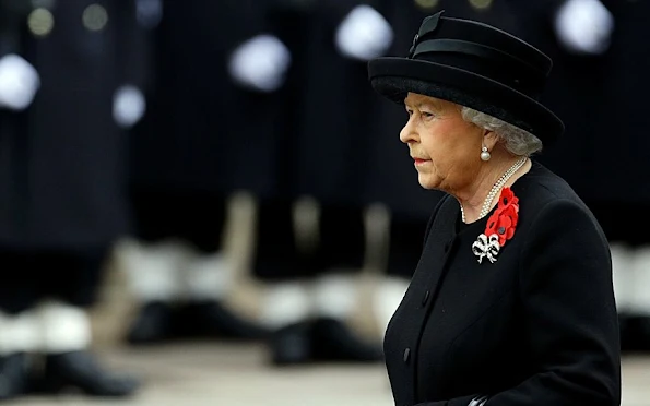 Britain's Queen Elizabeth II and with her husband Britain's Prince Philip, Duke of Edinburgh, Catherine, Duchess of Cambridge and Queen Maxima of the Netherlands and King Willem-Alexander of the Netherlands, Sophie, Countess of Wessex, Britain's Prince William, Duke of Cambridge, Britain's Prince Harry and Britain's Prince Andrew, Duke of York