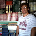 Professor Francisco em visita da Biblioteca Pública CNI conhecendo a realidade, os planos e os projetos 
