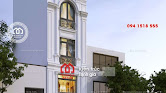 Thiết kế nhà phố 50m2 đẹp 4 tầng 1 tum phong cách hiện đại - Mã số NP1342 - Ảnh 1
