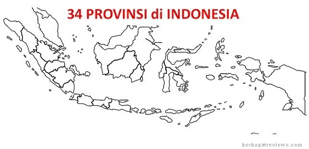 Daftar 34 provinsi Indonesia beserta ibukotanya - berbagaireviews.com