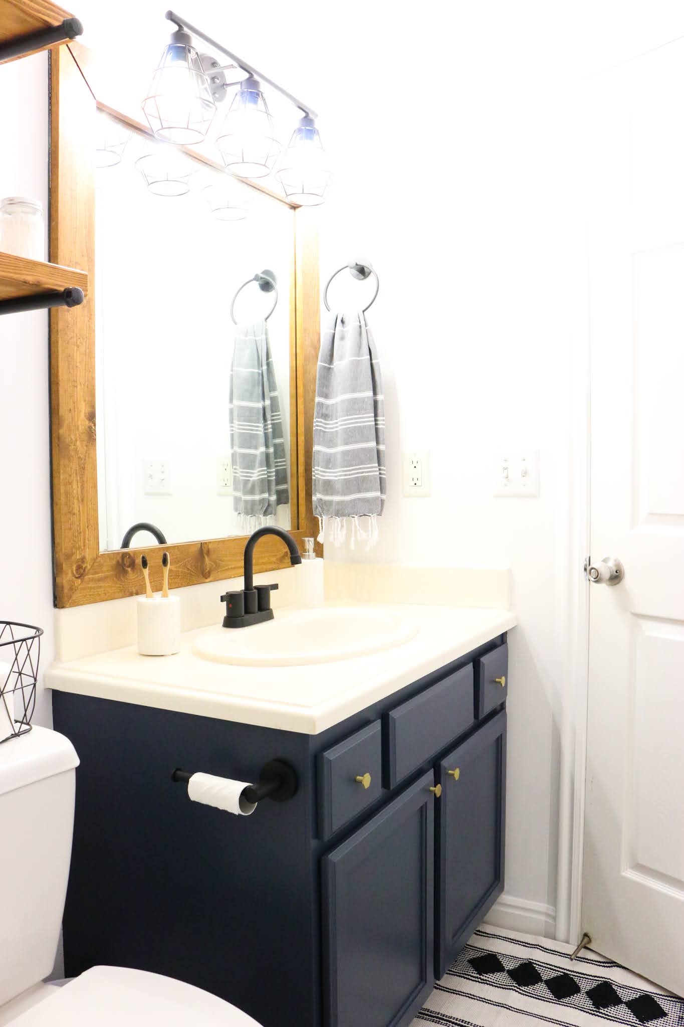 Blue Painted Bath Vanities