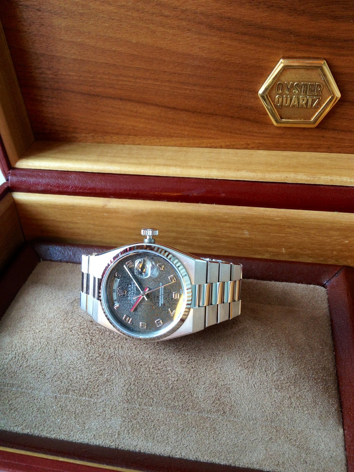 Hong Kong Watch Fever 香港發燒友 Rolex OysterQuartz Ref 19019 White Gold