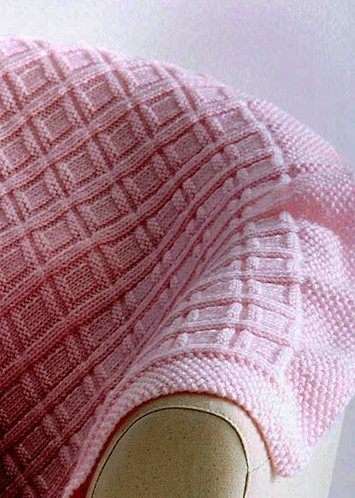 Big Baby Blocks Knit Blanket - Free Pattern 