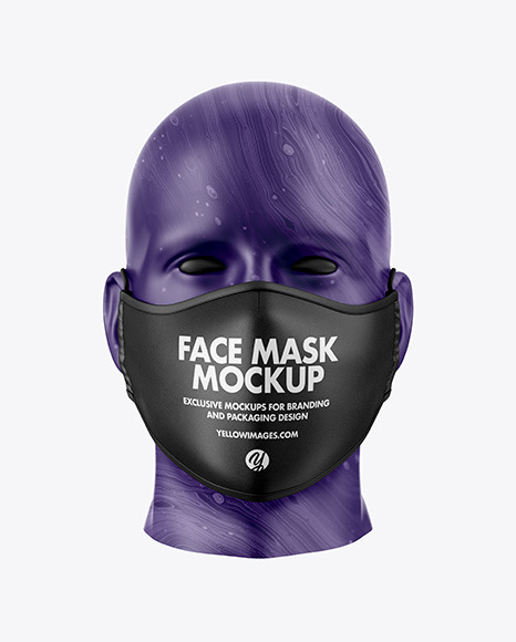 Download Free Face Mask Mockup Psd Design Template