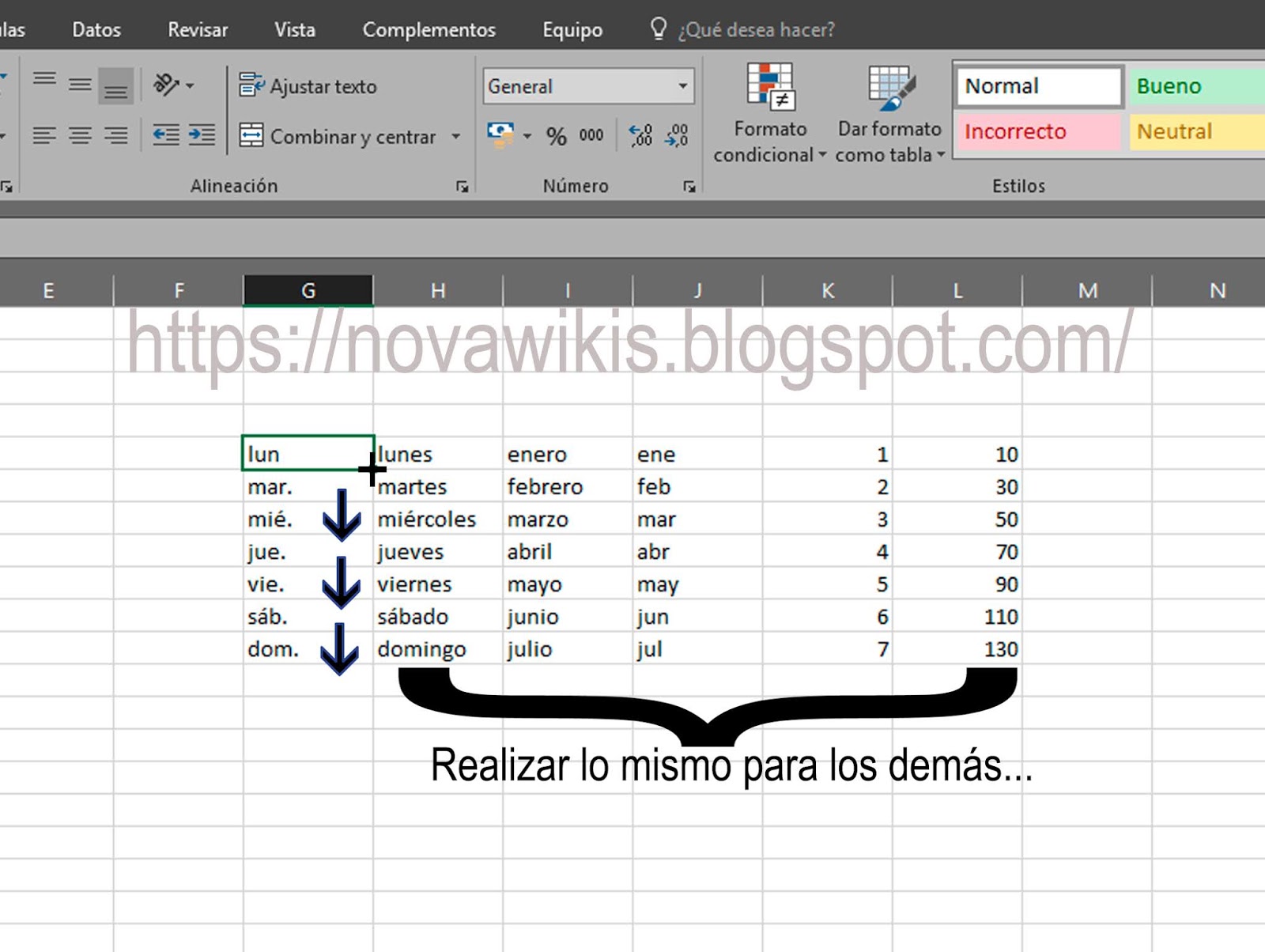 NOVATIC Como dar formato a las celdas en Excel NOVATIC Como dar formato a las celdas en Excel