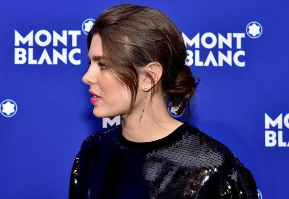 Montblanc's brand global ambassador, Charlotte Casiraghi attended the Montblanc Meisterstuck's The Little Prince at One World Trade Center