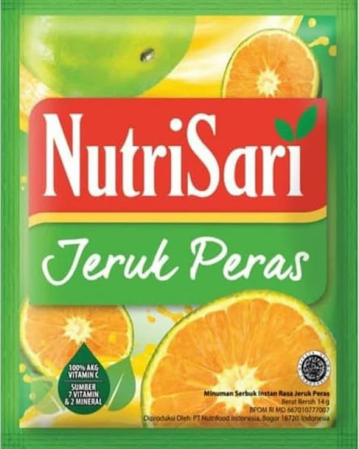 Nutrisari Rasa Jeruk Peras Makanan dan Minuman