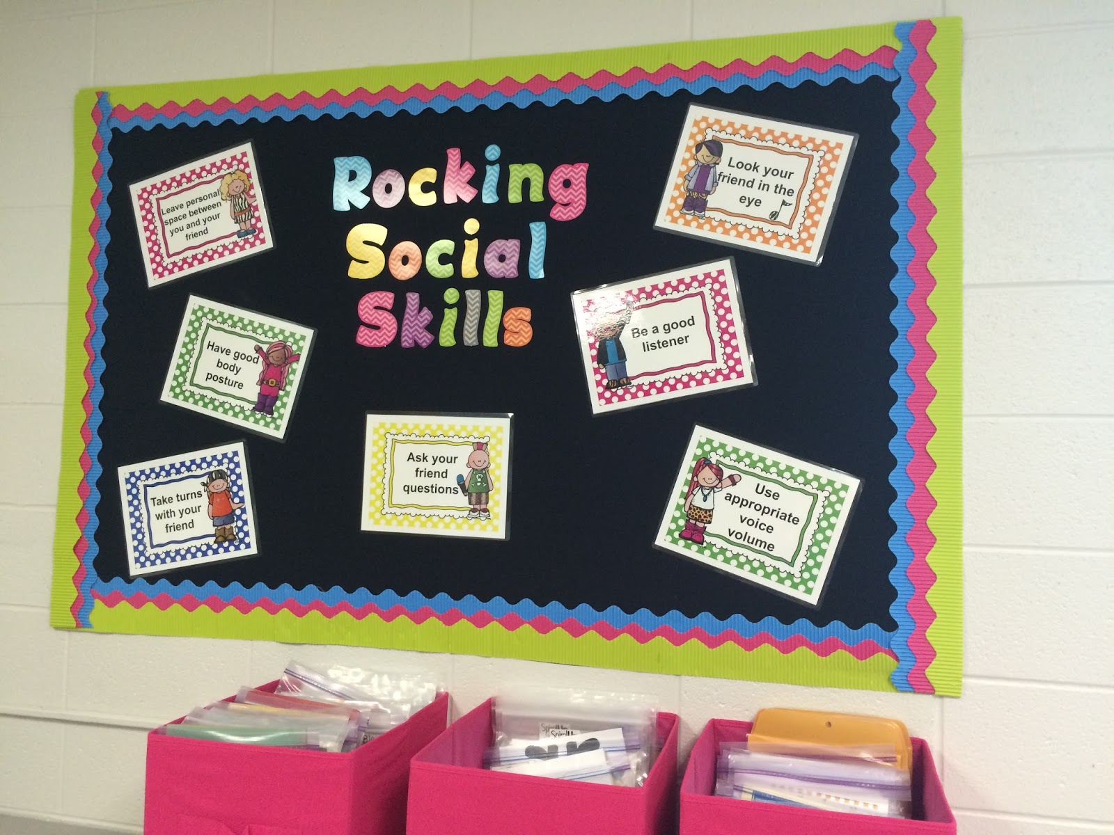 The Speech Ladies: Rocking Social Skills Bulletin Board