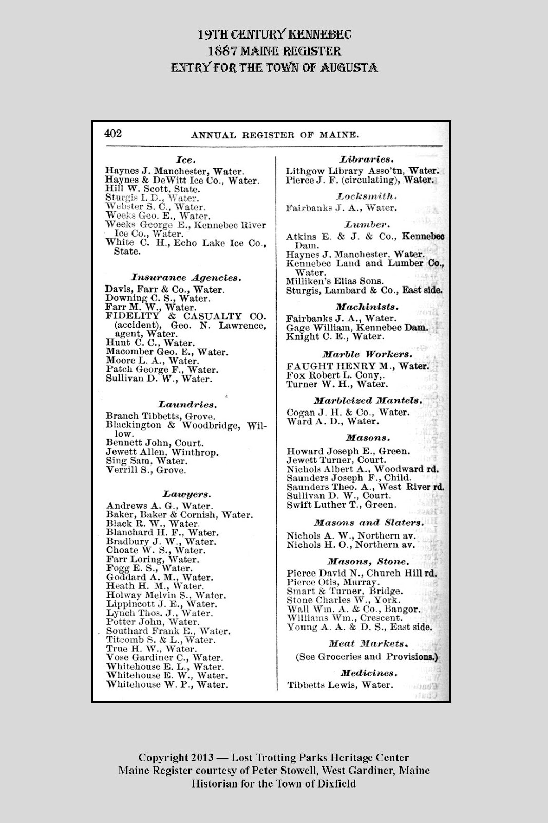 Imagine Century Kennebec County Its Communities Its