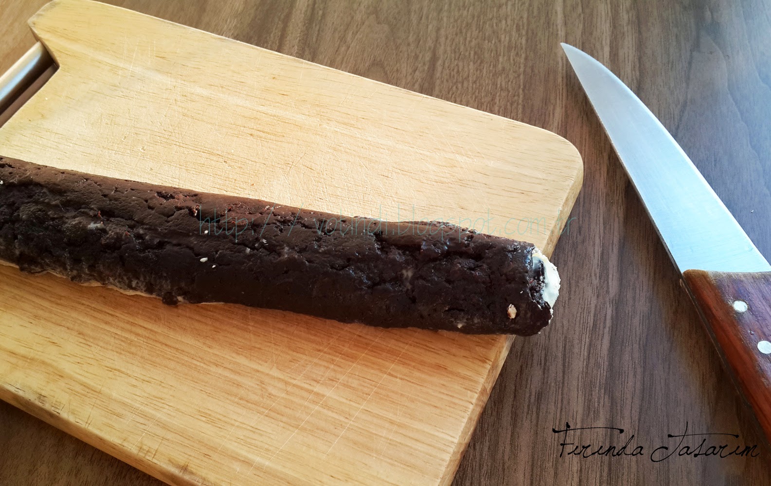 FIRINDA TASARIM İki Renkli Rulo Çikolata