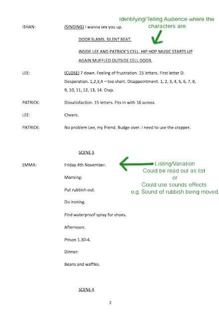 Unit 11 : 11.1 Radio Script Analysis