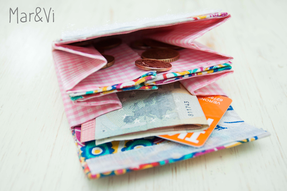 monedero hecho con un tetrabrick reciclado