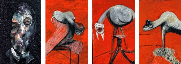 Francis Bacon's paintings.