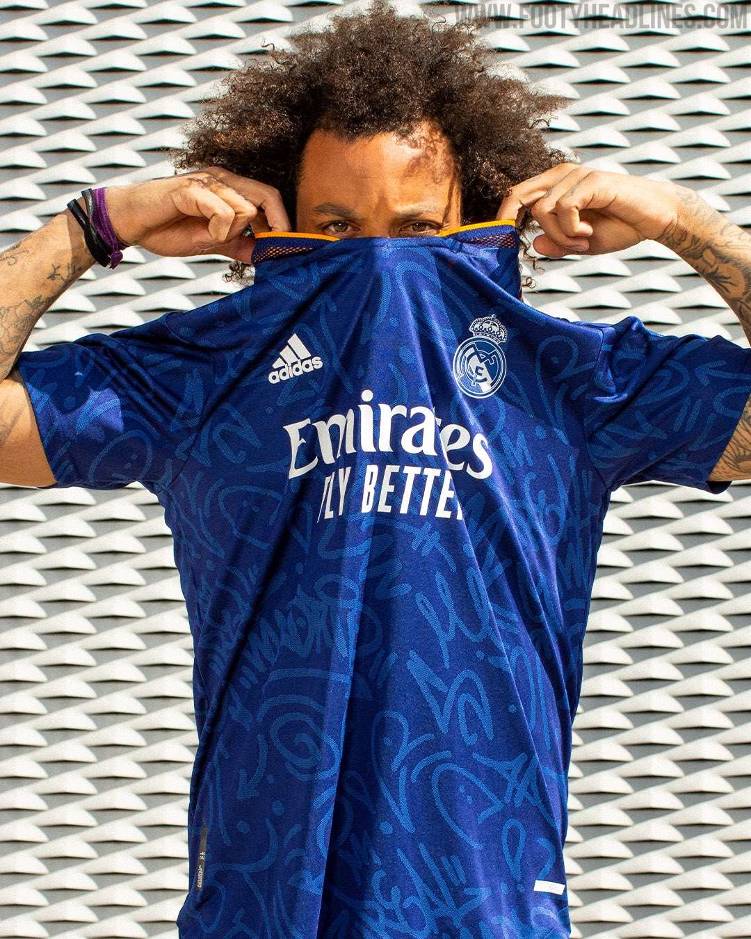 REAL MADRID 2021/22 SEASON AWAY JERSEY, INSPIRED BY THE GRAFFITI