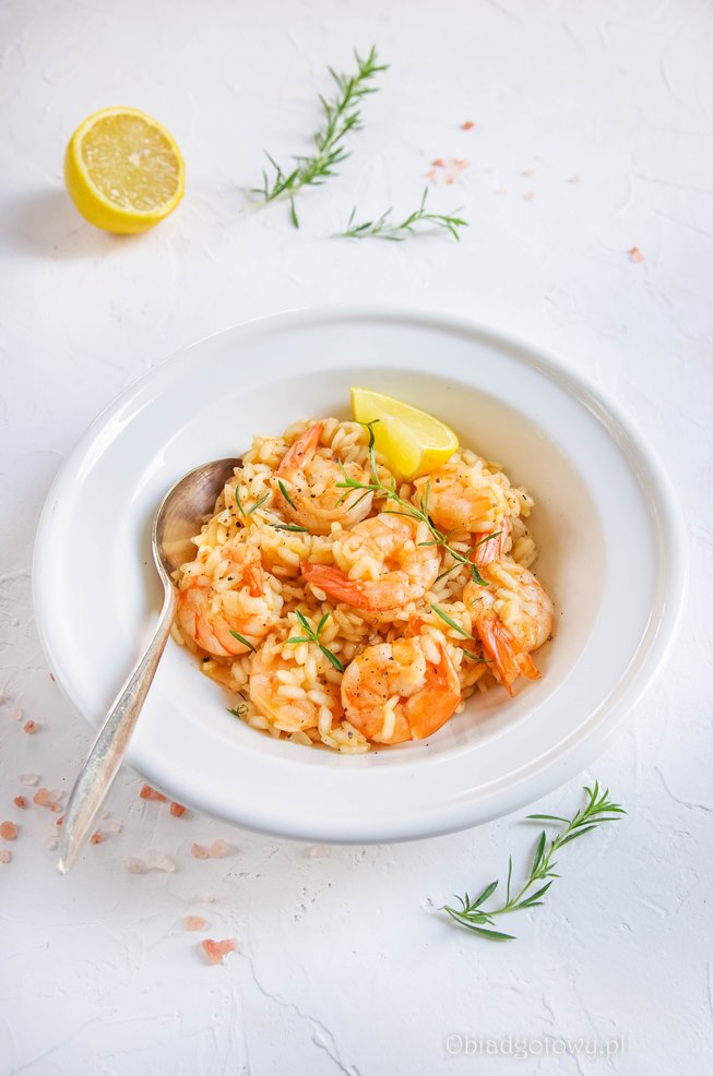 Obiad gotowy! Risotto z krewetkami