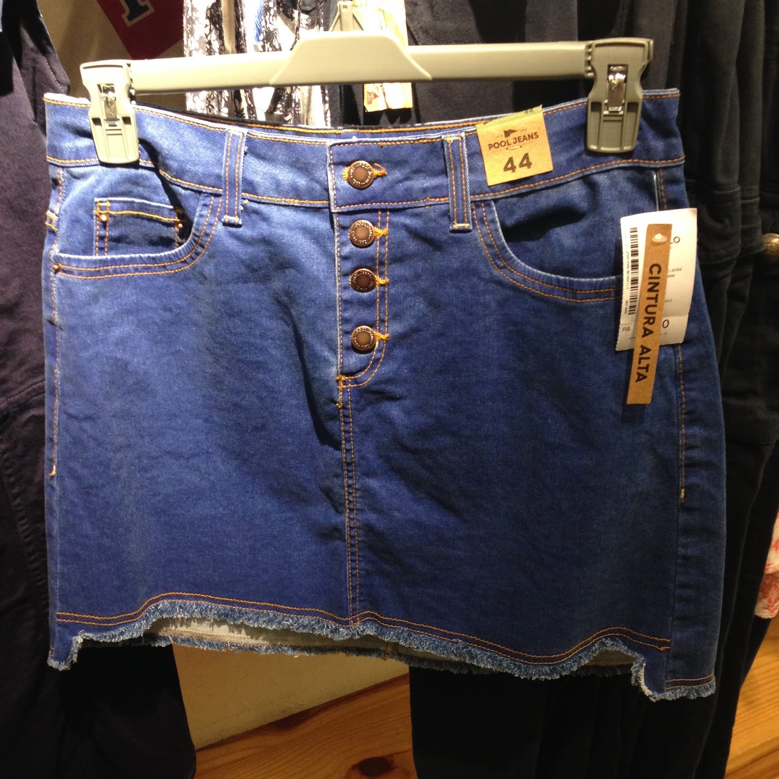 saia jeans preta riachuelo