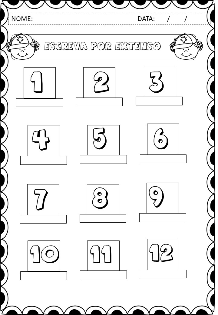 ATIVIDADES DE ALFABETIZAÇÃO MATEMÁTICA