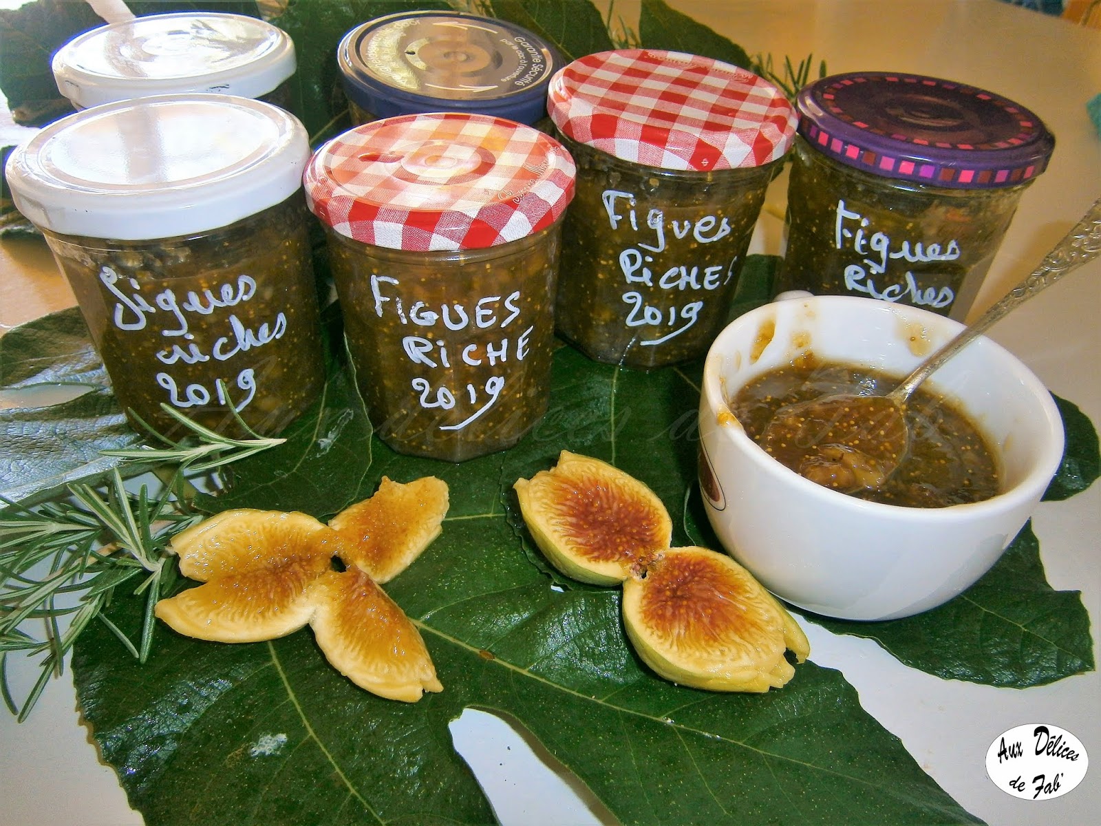 Aux délices de Fab Confiture de figue riche