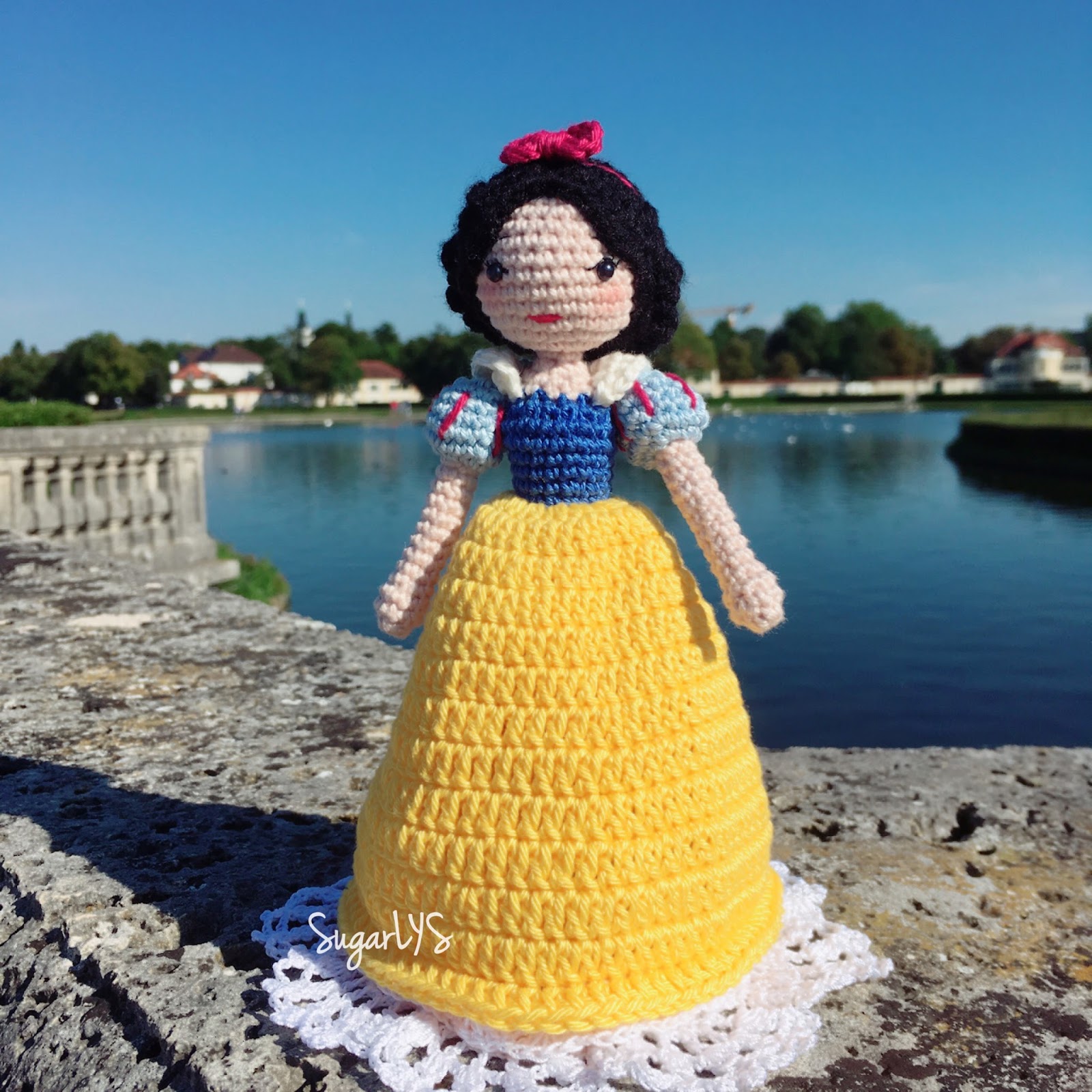 snow white crochet dress