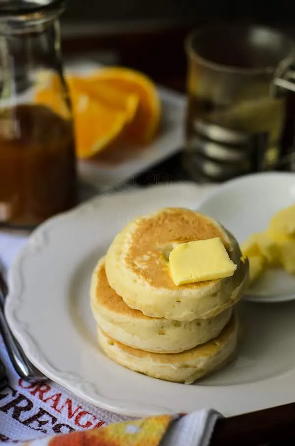 Crumpets with Caramel Butterscotch Syrup Lisa's Lemony Kitchen