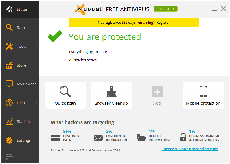 Avast! Free Antivirus Home Edition