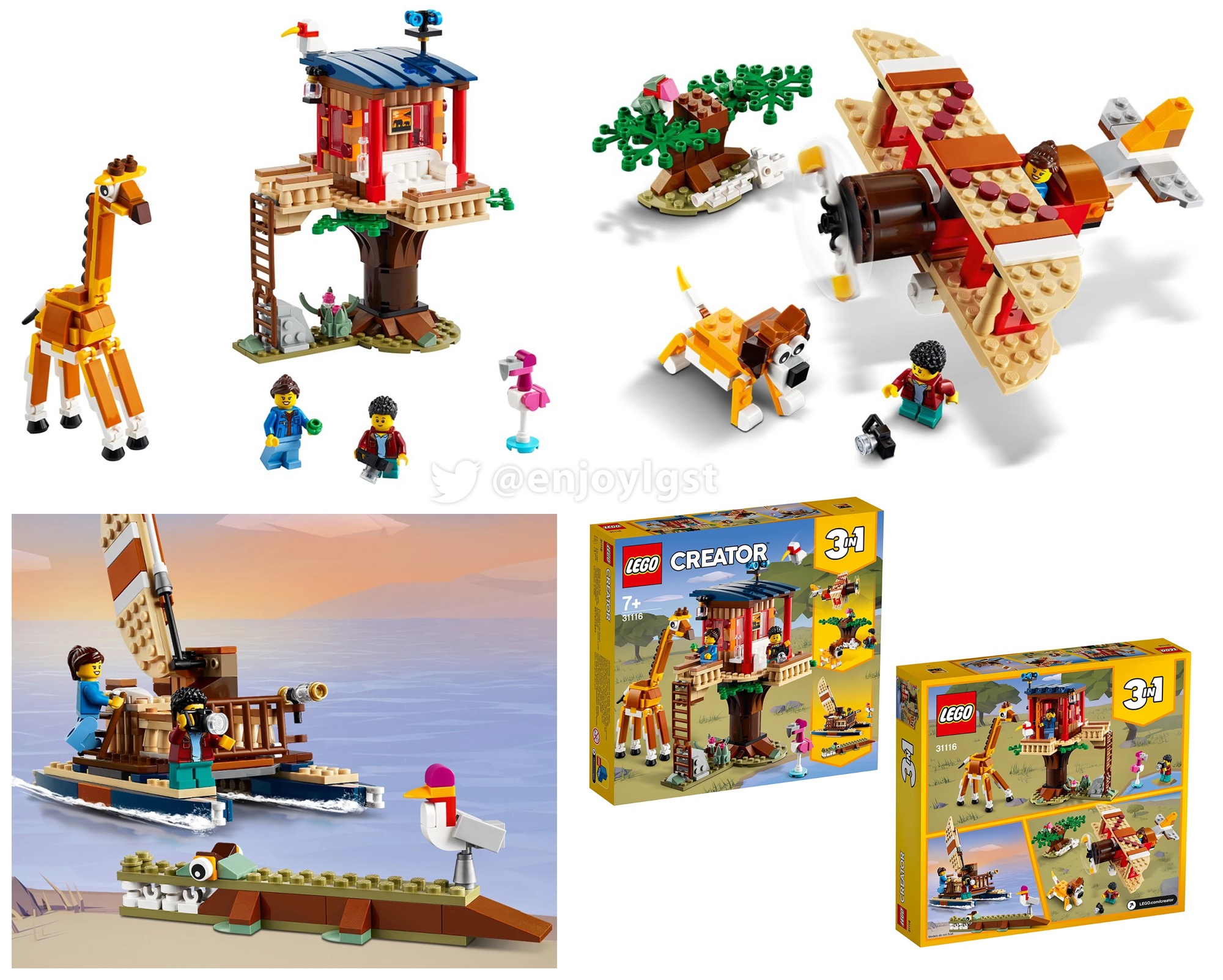 レゴ(R)LEGO(R) サファリツリーハウス 31116