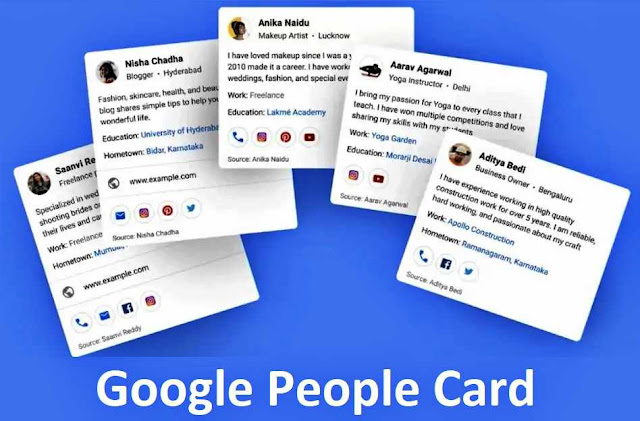 Google People Card