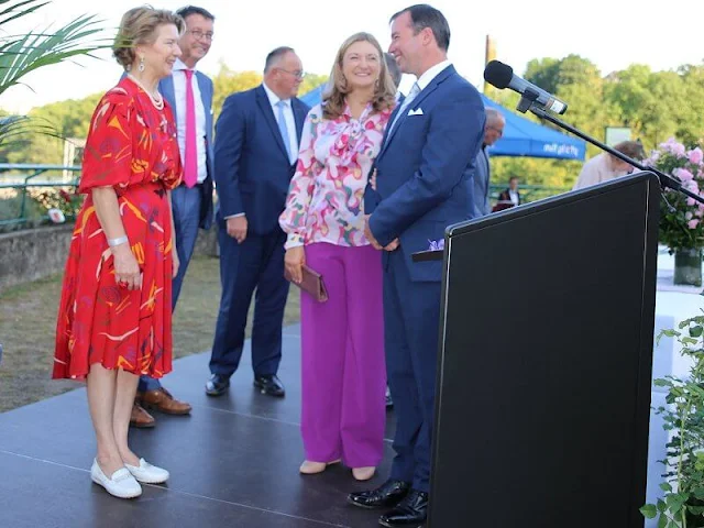 Hereditary Grand Duke Guillaume and Hereditary Grand Duchess Stephanie