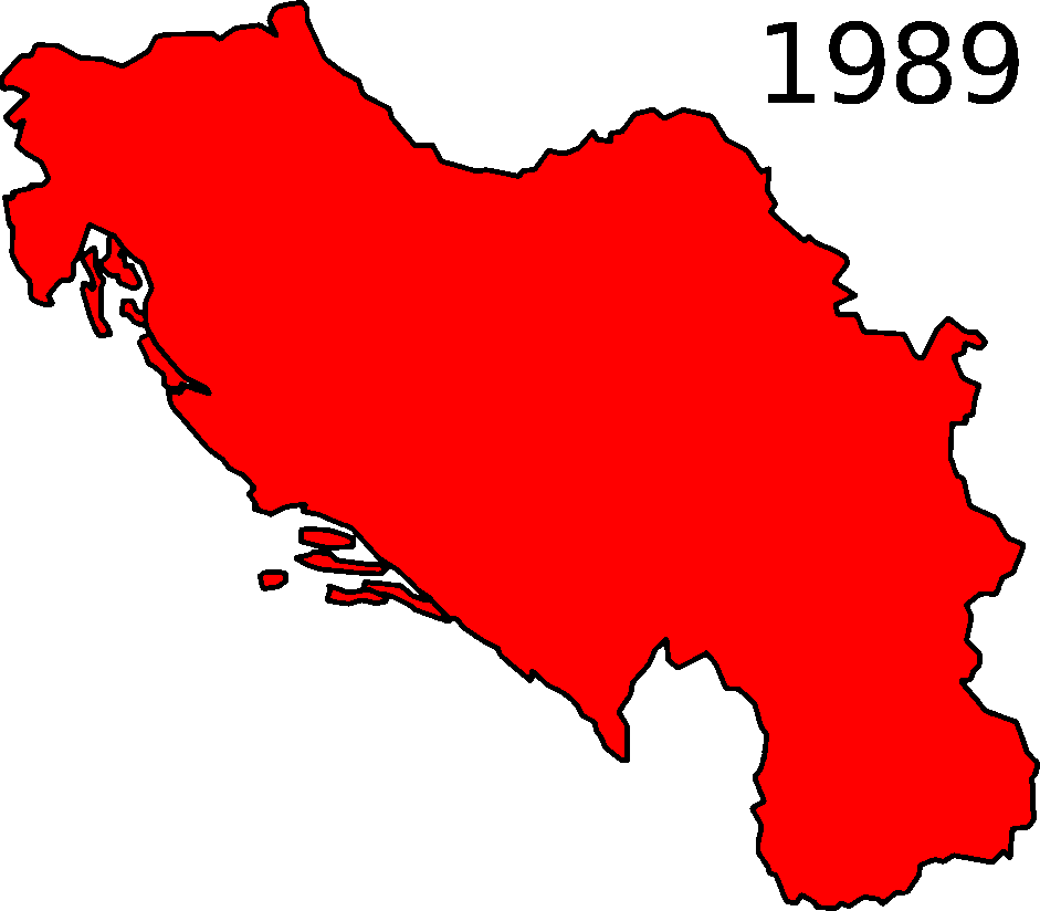 Rozpad Jugosławii Jakie Państwa Powstały La Disolución de Yugoslavia (Gif Animado) | El Blog de JOCARGALI