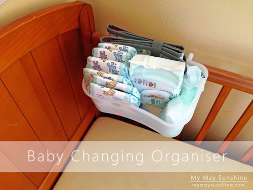 Baby Changing Organiser - My May Sunshine