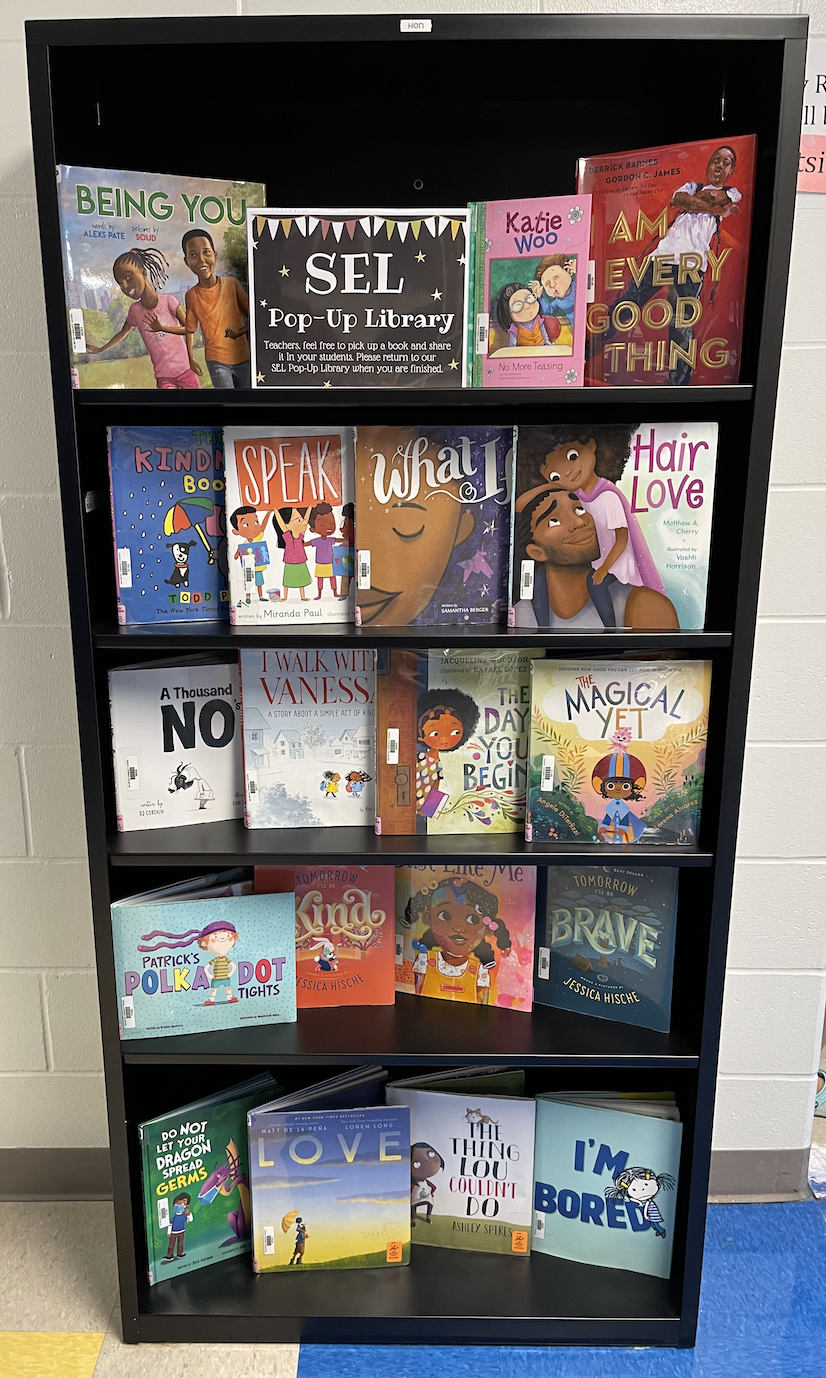 fordel Arbejdsgiver fattigdom The Library Voice: Setting Up Our SEL Pop-Up Library With Resources &  Posters From Our Friends At Follett!