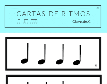 cartas de ritmos 01 - aprender ritmos