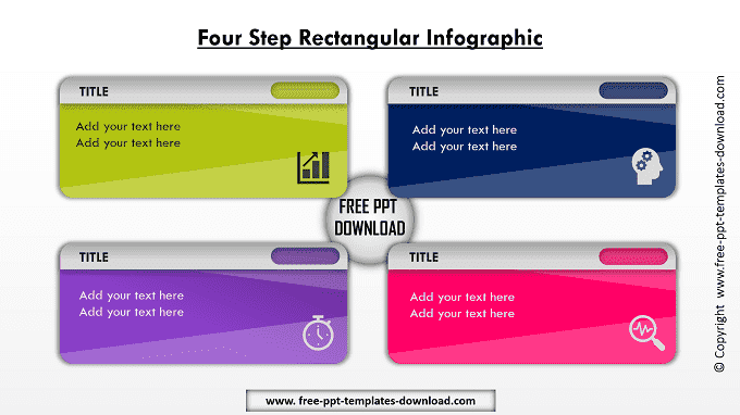 Rounded Rectangular PPT Template | Free Template Download
