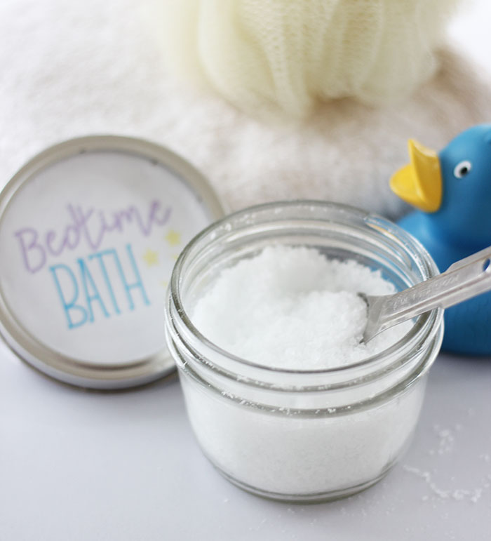 DIY Relaxing Bath Salts for Kids with Free Printable Labels Sunny Day Family
