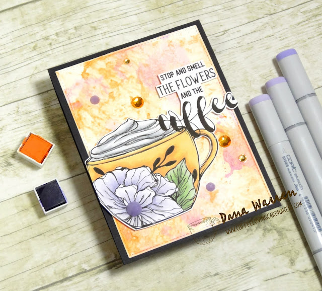 Dana Warren - Kraft Paper Stamps - Graciellie Designs - Watercolor Smooching