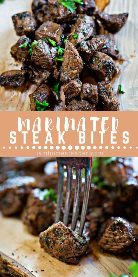 Marinated Steak Bites Yummly Recipes