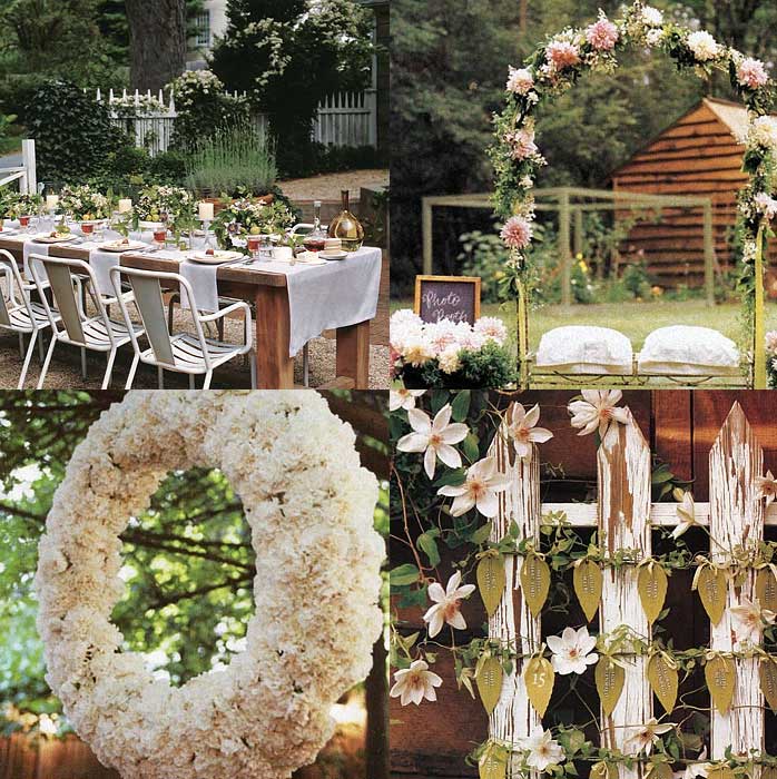 Thema Hochzeit Idee TopTipps für Garten Hochzeit