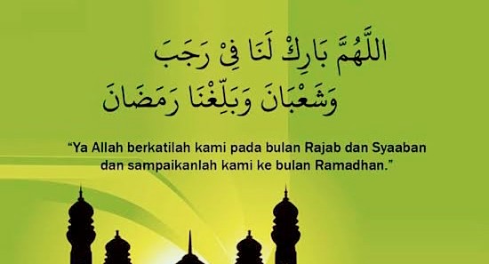 Bacaan Doa Masuk Bulan Rojab