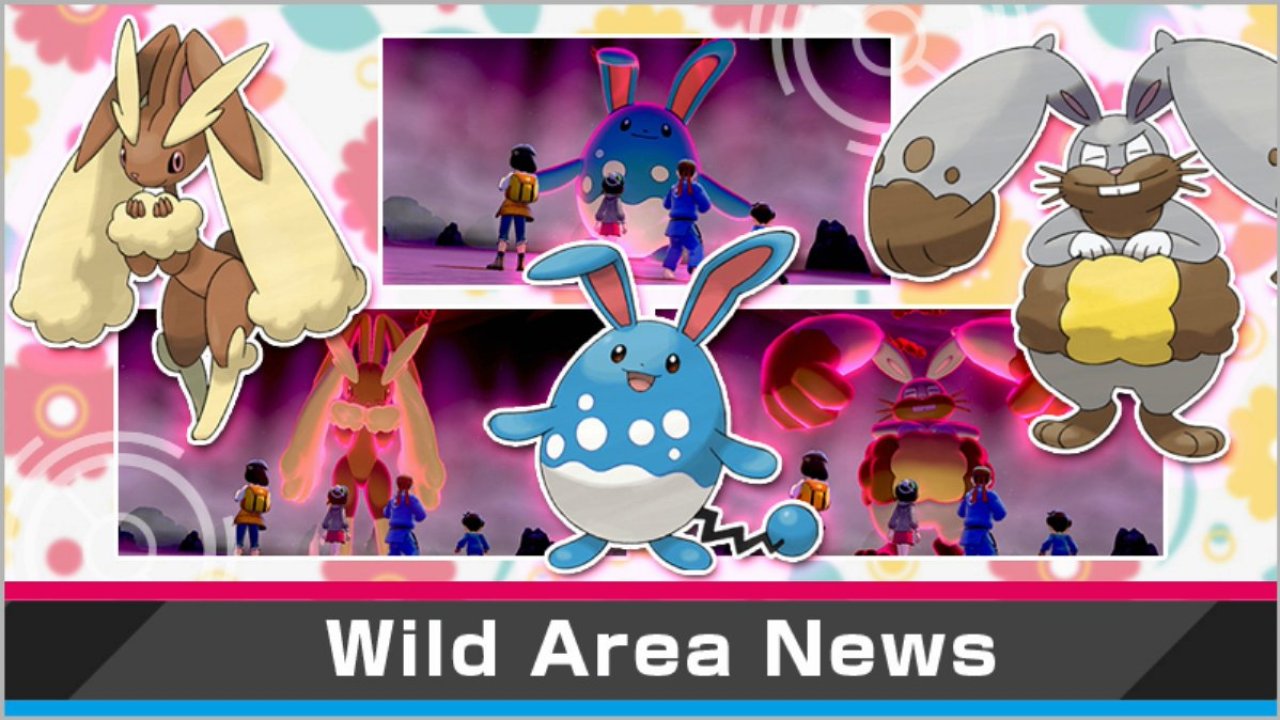 ◓ Pokémon Sword/Shield (Wild Area News): Pokémon do tipo Lutador e tipo  Psíquico são destaques nas Max Raid Battles!