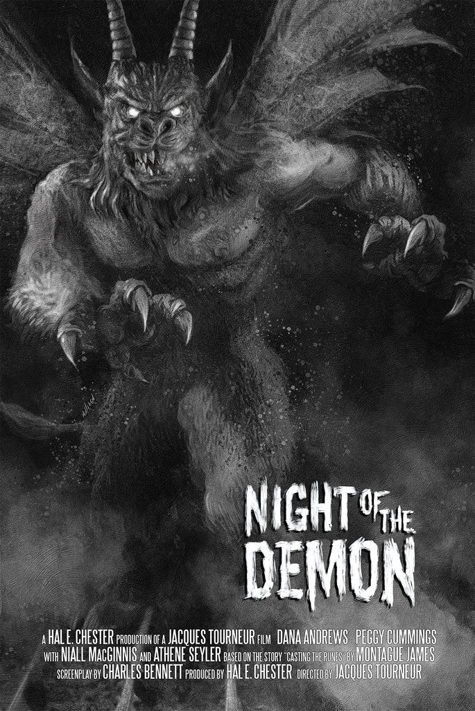 INSIDE THE ROCK POSTER FRAME BLOG Richard Hilliard Night Of The Demon